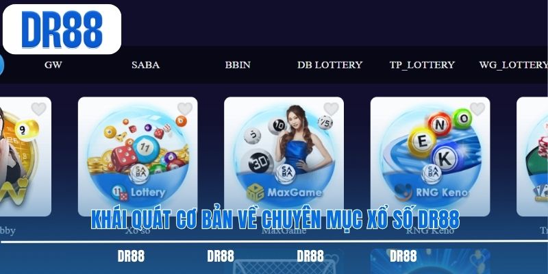 Khái quát cơ bản về chuyên mục xổ số DR88